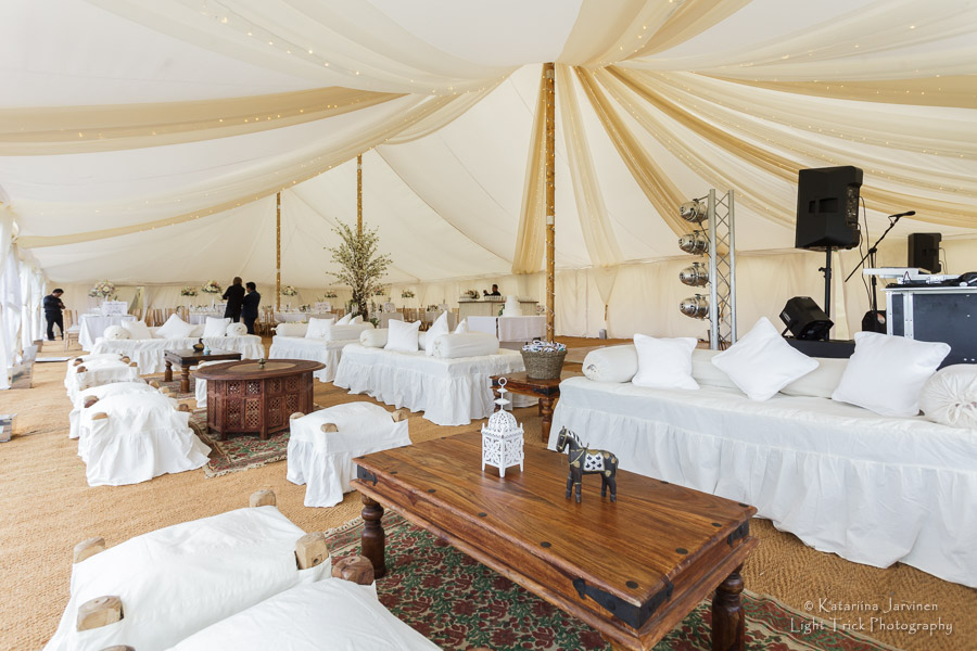 Arabian Tents white wedding marquee